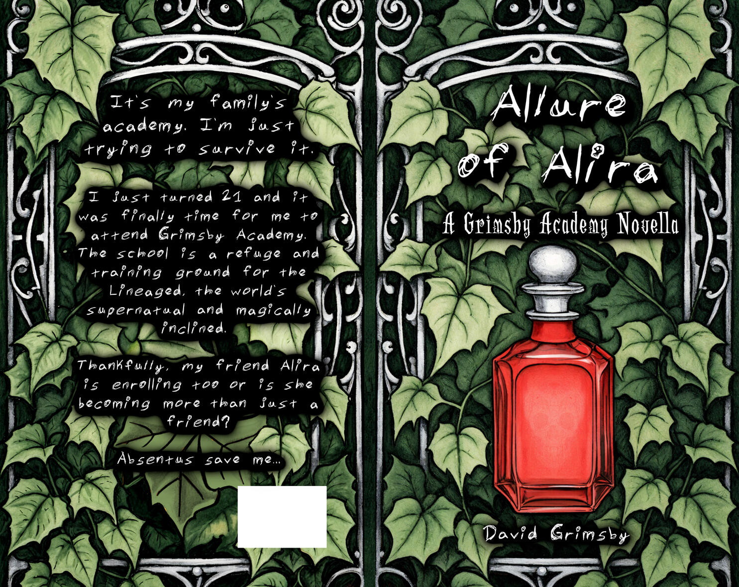 Grimsby Academy Novella: Allure of Alira Dark Academia Romance cover